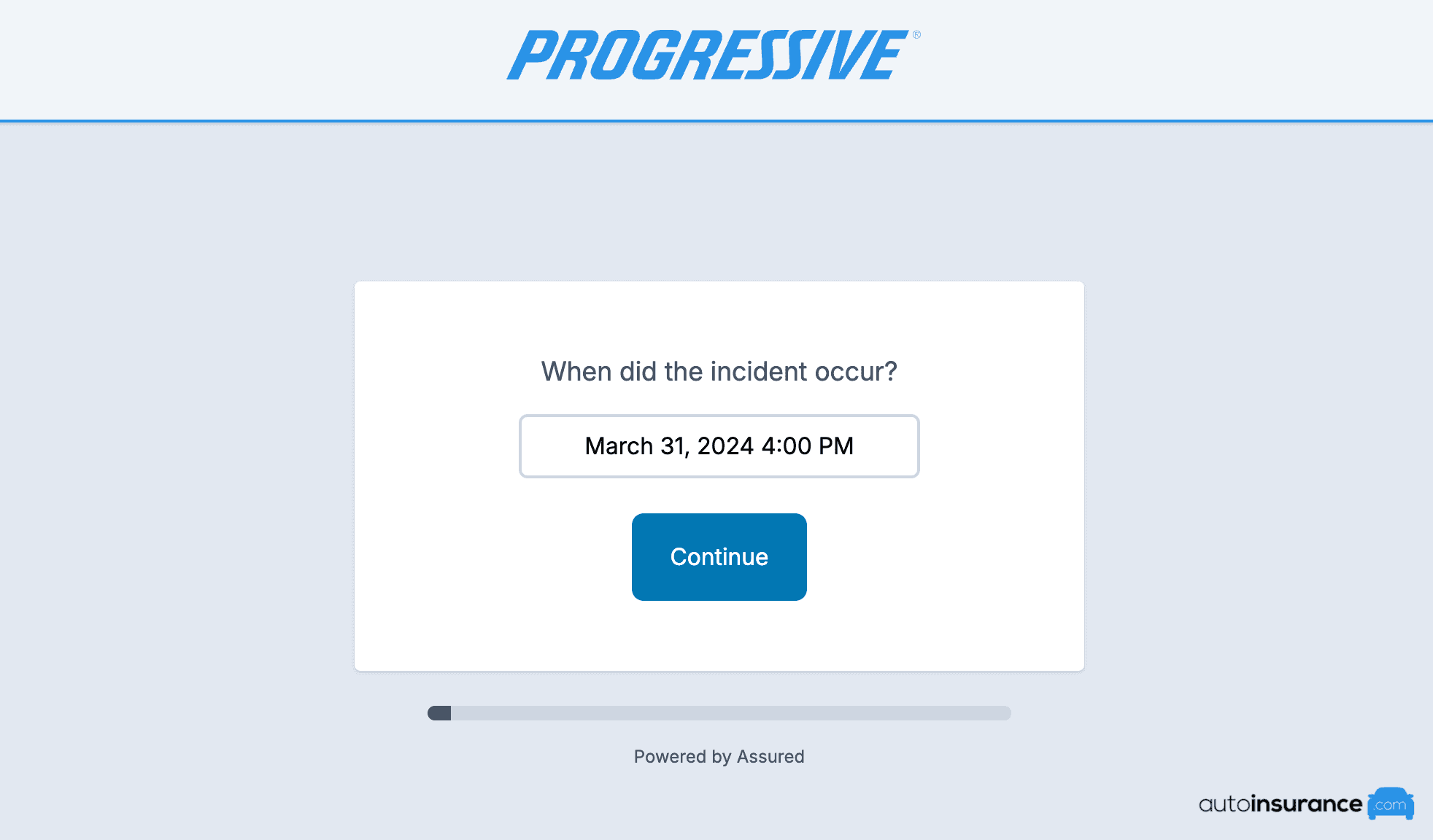 Progressive Claim Online