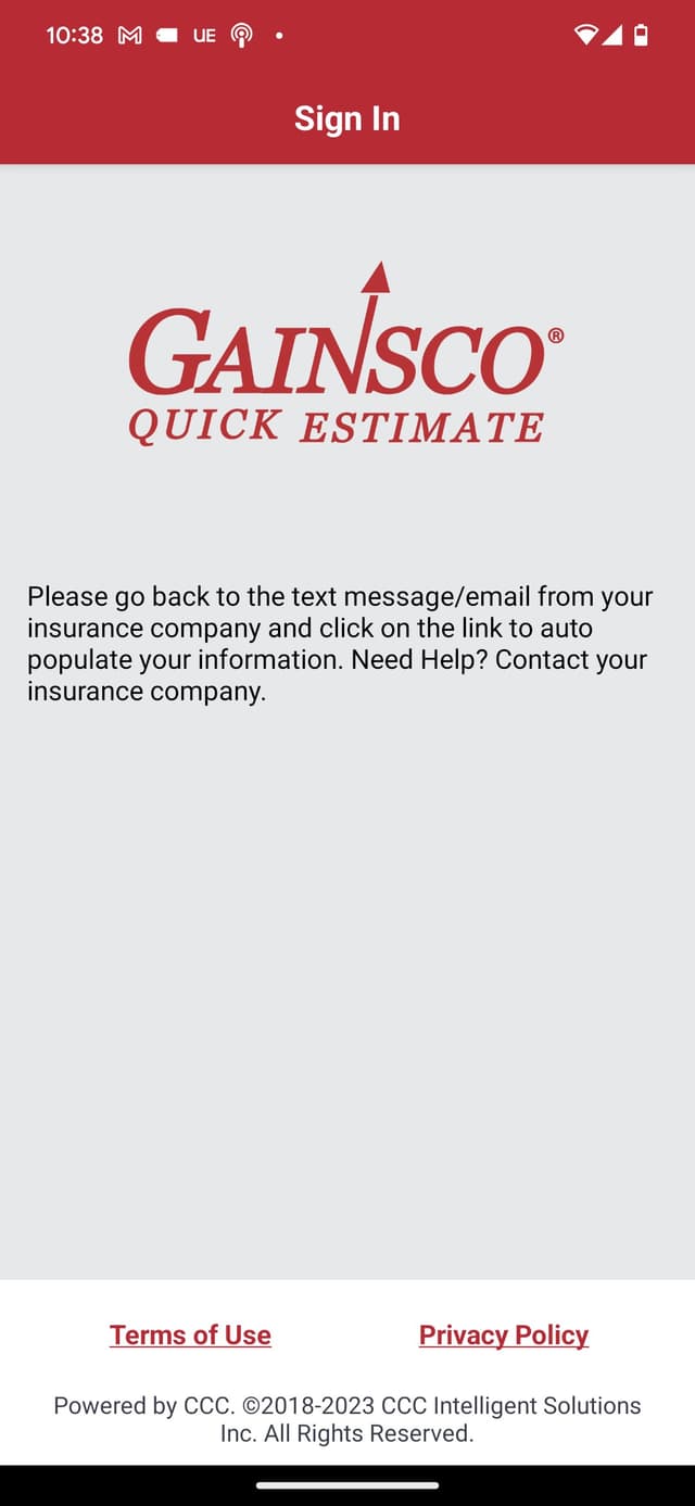 Gainsco Quick Estimate