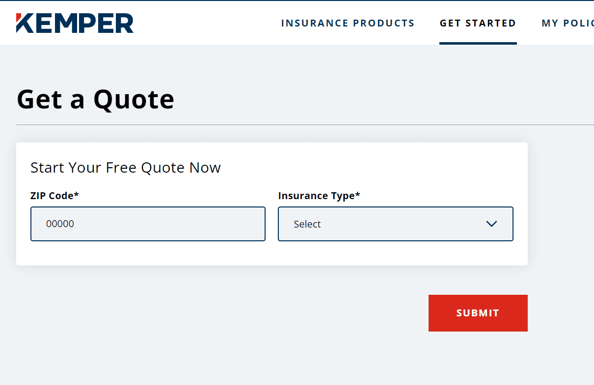 Kemper Get a Quote