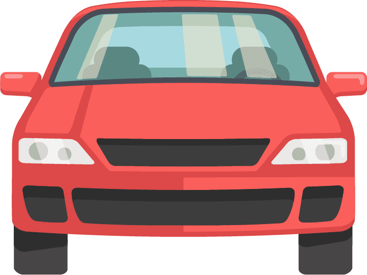 Red car