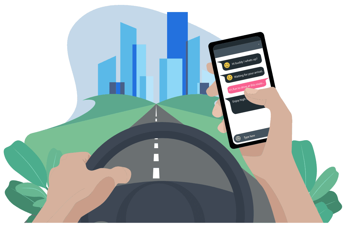 Texting while driving