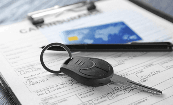Car keys and documents