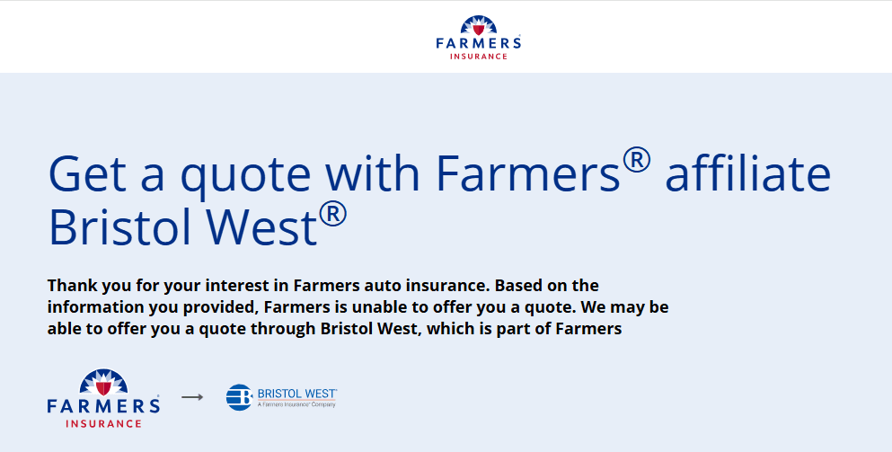 Farmers Florida Quote Attempt