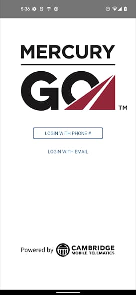 Mercury Go App