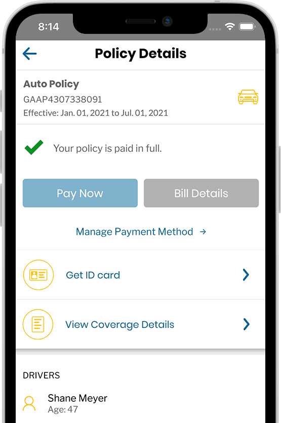 Mercury Policy Details