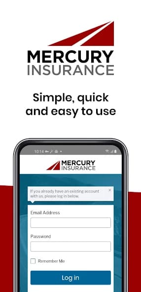 Mercury Insurance is simple, quick and easy to use