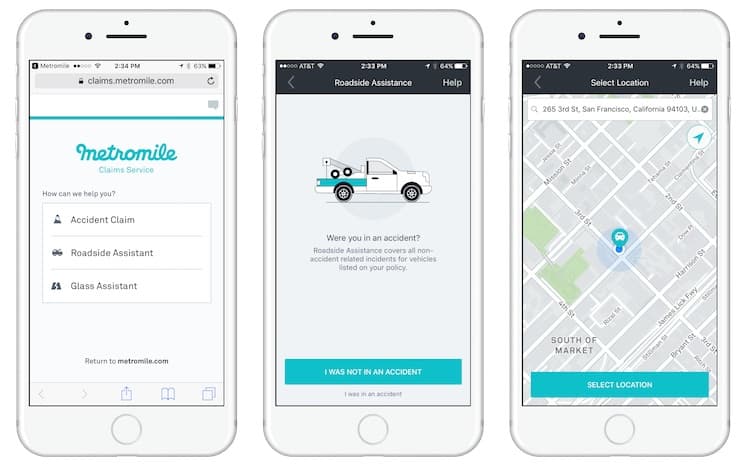 Resources available through the Metromile app