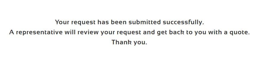 Concord request submitted