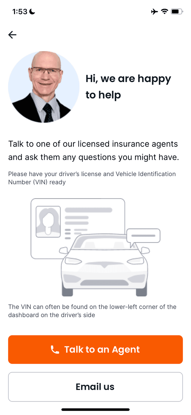 Insurify app help