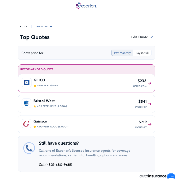 Experian Offers