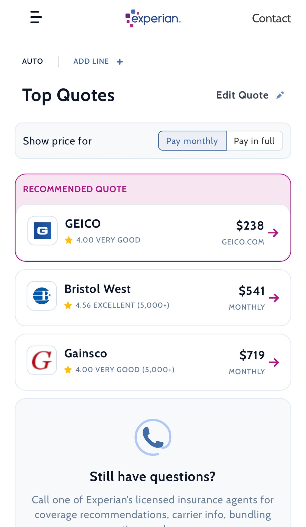 Experian App