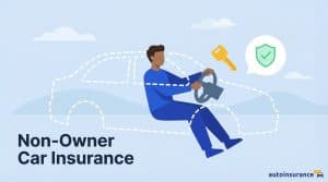 graphic of a person sitting in an invisible car