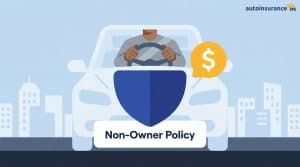 graphic of a person in a car