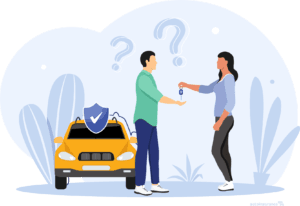 Can I ensure a vehicle not in my name?