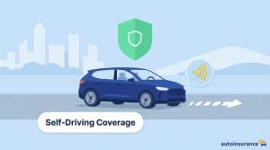 graphic of a car with a shield above it