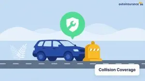 graphic of a car in front of a traffic cone