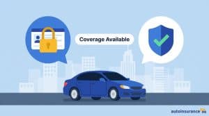 graphic of a car with a lock icon and a shield above it
