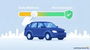 graphic of a car wit ha sliding scale above it
