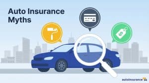 graphic of a car with a magnifying glass in front of it