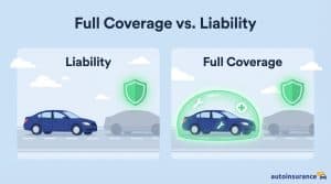graphic of two cars, one with a bubble over top of it