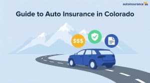 graphic of a car on a mountainous highway
