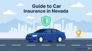 graphic of a car in front of the Las vegas skyline