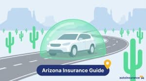 graphic of a car underneath a green bubble