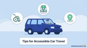 graphic of a car with a carseat icon above it