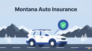 graphic of a car in front of mountains