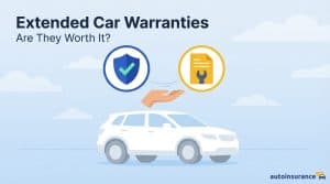 graphic of a car with icons above it