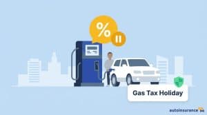 graphic of a car next to a gas pump