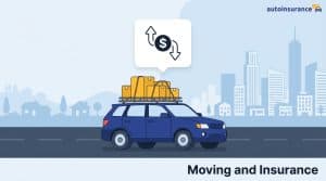 graphic of a car with moving boxes on top it