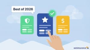 graphic of a hand pointing to a car with a star icon