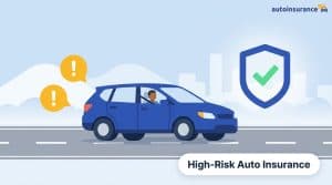 graphic of a car on a road