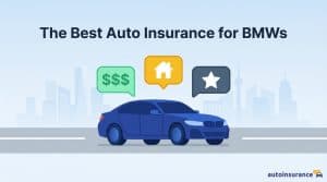 graphic of a car with icons above it