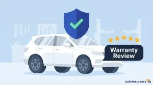 graphic of a car with a blue shield above it