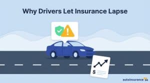 graphic of a car with a caution and shield icon above it