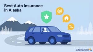 graphic of a car with mountains in the background