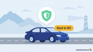 graphic of a car in front of mountains