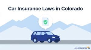 graphic of a car with mountains in the background