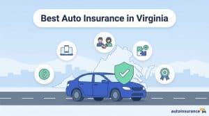 graphic of a car with icons above it