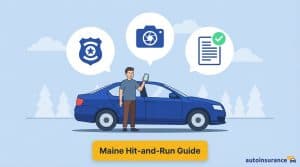graphic of a person standing next to a car with a phone in their hand