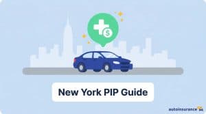 graphic of a car in front of the NYC skyline