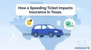graphic of a car in front of a texas map