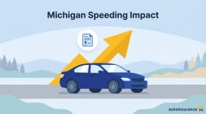 graphic of a car in front of a large arrow