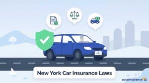 grpahic of a car with icons above it
