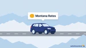 graphic of a car with mountains in the background