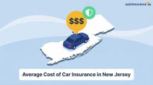 graphic of a car on top of a nj map