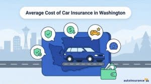 graphic of a car on top of a washington map