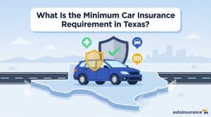 graphic of a car on top of a texas map